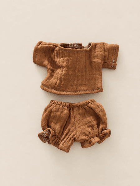 Muślinowy komplet dla Fluffiego- Autumn Brown